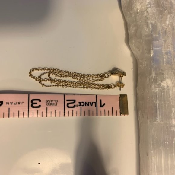 Gold Tone back Prong Earrings - Picture 9 of 10